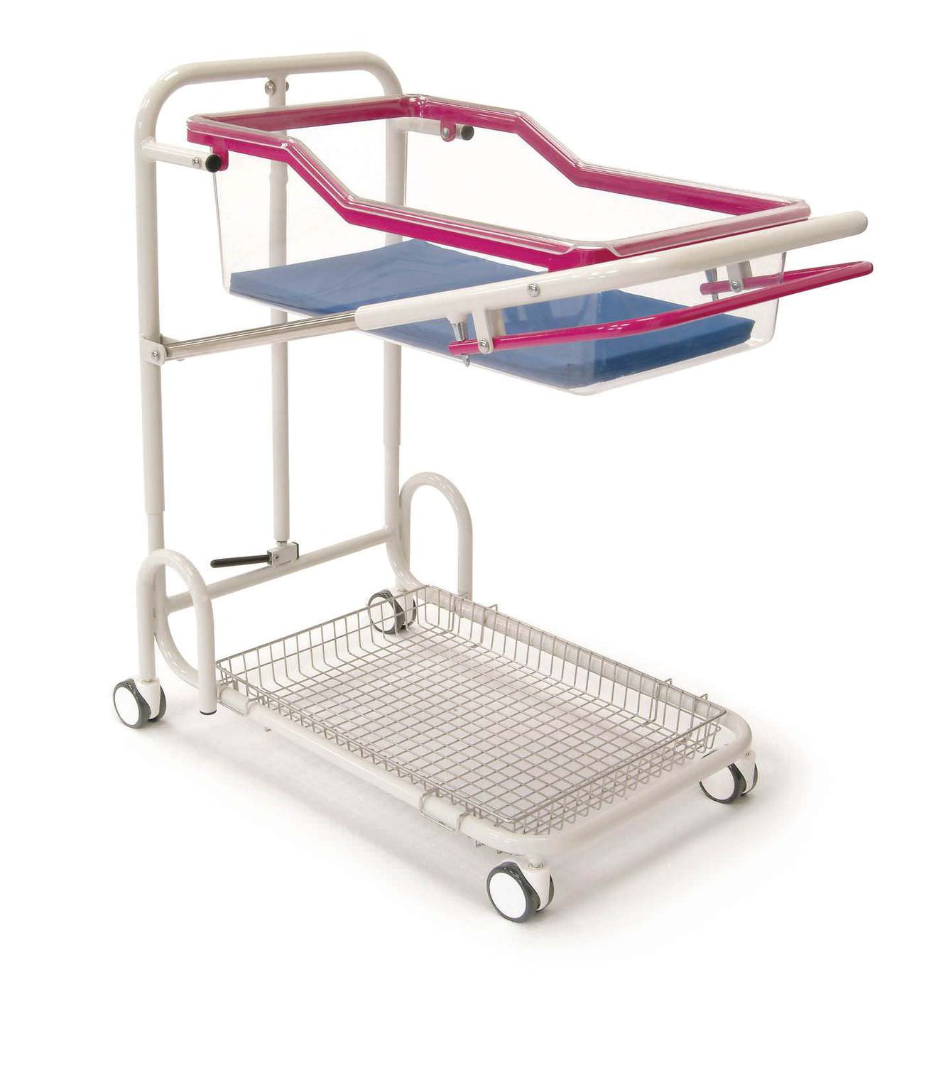 Height-adjustable hospital baby bassinet / transparent 12110 Inmoclinc