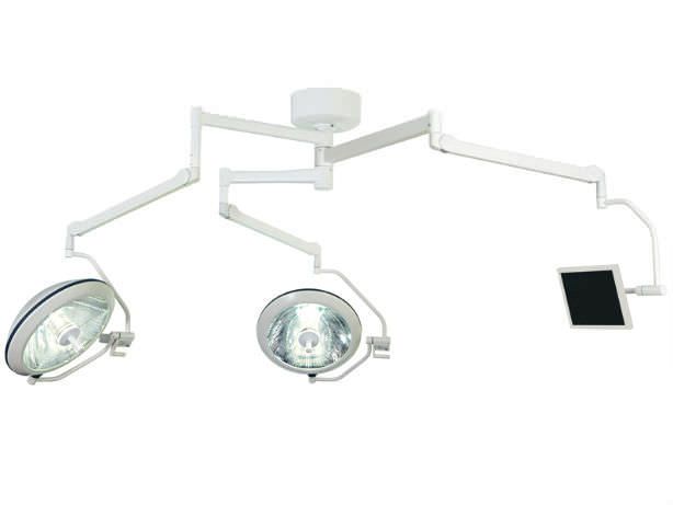 Halogen surgical light / with video camera / ceiling-mounted / 3-arm OL-7KT ÜZÜMCÜ