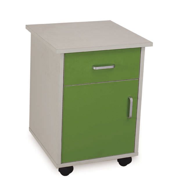 Medical bedside cabinet / hospital / 1-door / 1-drawer BT163 Better Medical Technology