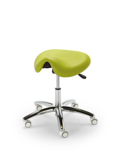 Medical stool / on casters / height-adjustable / saddle seat CORSA NAMROL