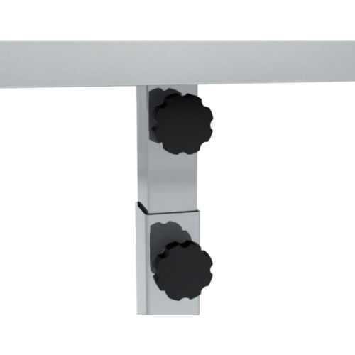 Hydraulic Mayo table / height-adjustable / stainless steel NEREZ1125 Klaro, spol. s r.o.