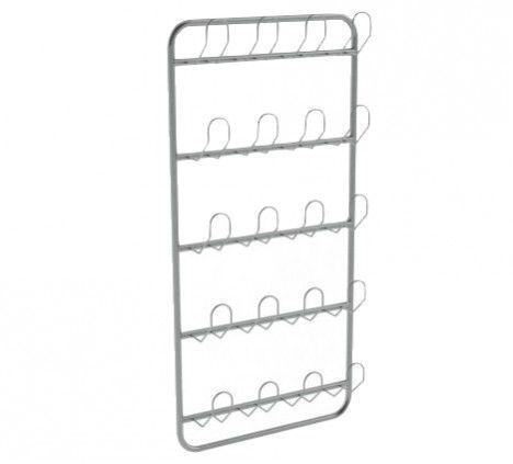 Stainless steel rack / wall-mount NEREZ5090 Klaro, spol. s r.o.