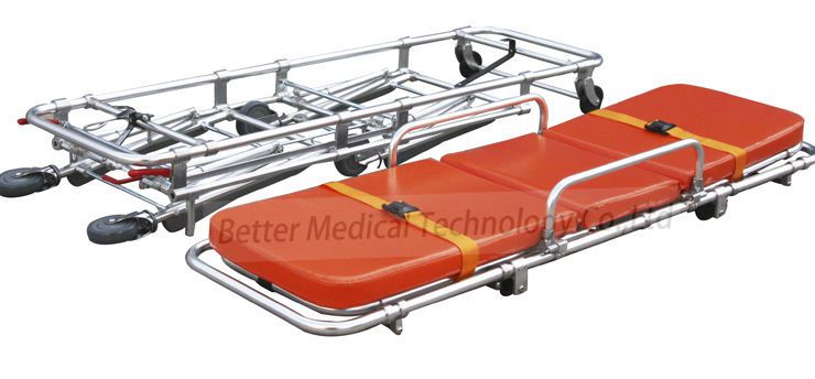Emergency stretcher trolley / self-loading / height-adjustable / mechanical BT204 Better Medical Technology