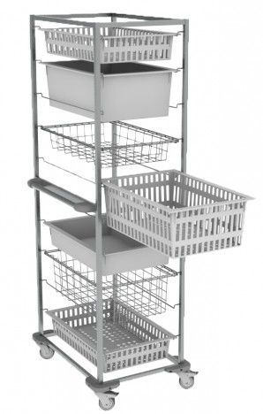 Multi-function cart / with basket / stainless steel max. 150 kg | UNI-TRANS NEREZ5212 Klaro, spol. s r.o.