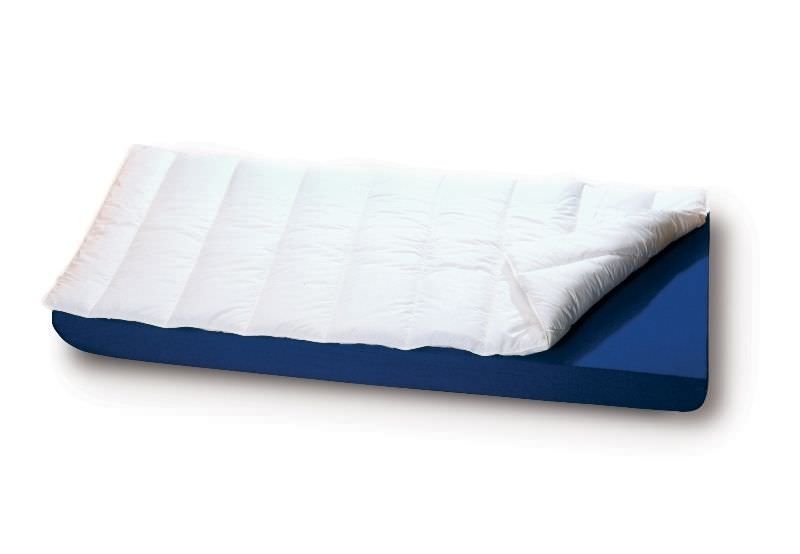 Anti-decubitus overlay mattress / for hospital beds / hollow silicone fiber One-Piece Novacare