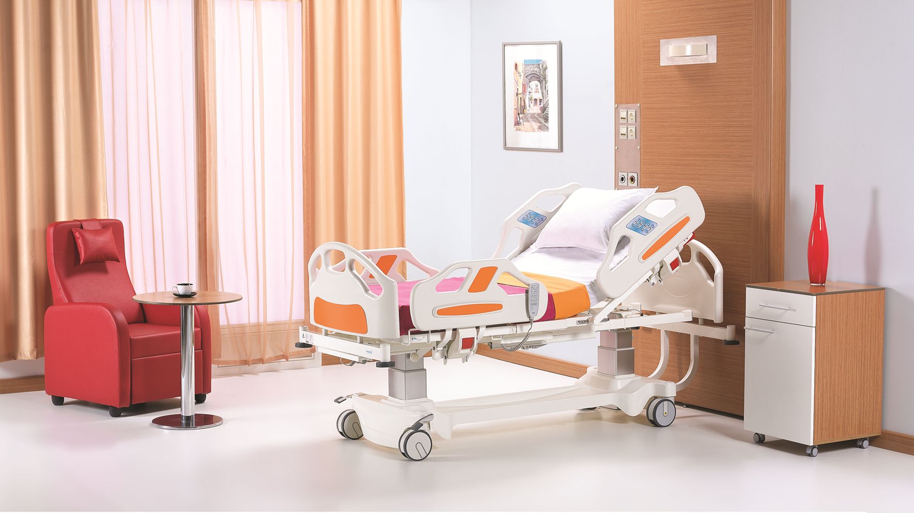 Intensive care bed / electrical / height-adjustable / 4 sections NITRO HB 5330 Nitrocare