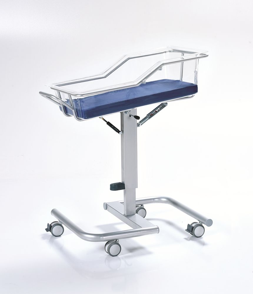 Height-adjustable hospital baby bassinet / transparent BK02 Nitrocare
