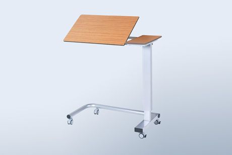 Reclining overbed table / on casters / height-adjustable NCYM 1001 Nitrocare