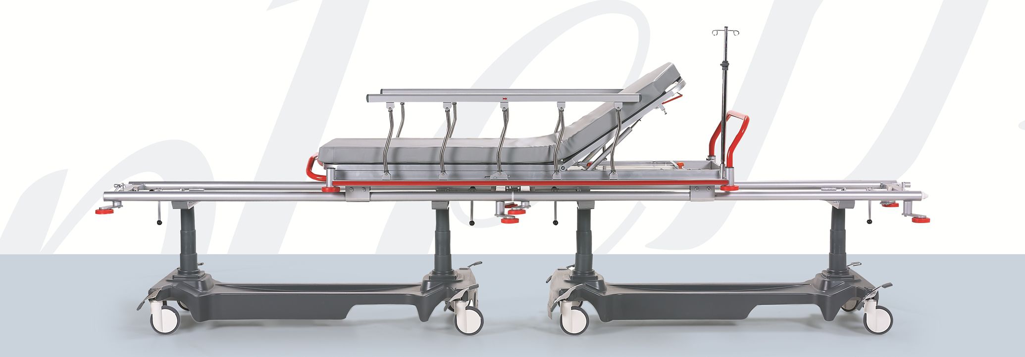 Patient transfer stretcher trolley / mechanical / 2-section NTCR SD06 Nitrocare