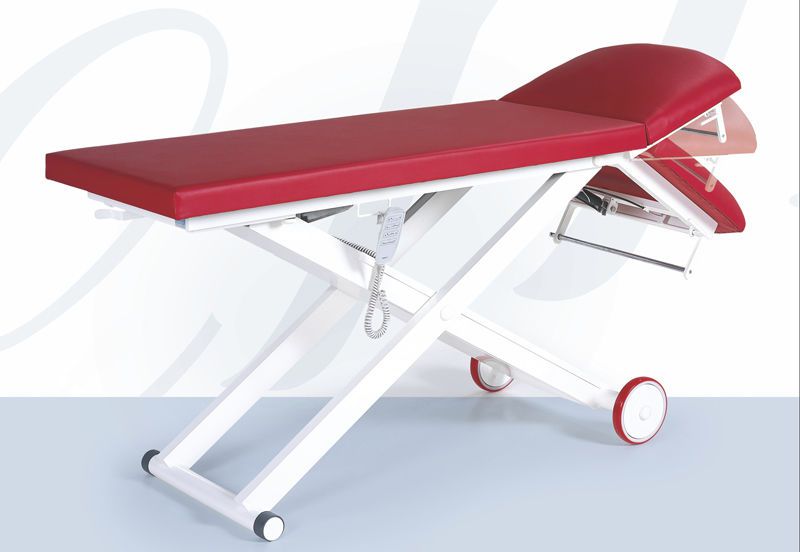 Transport stretcher trolley / height-adjustable / electrical / 2-section NTCR SDY10 Nitrocare