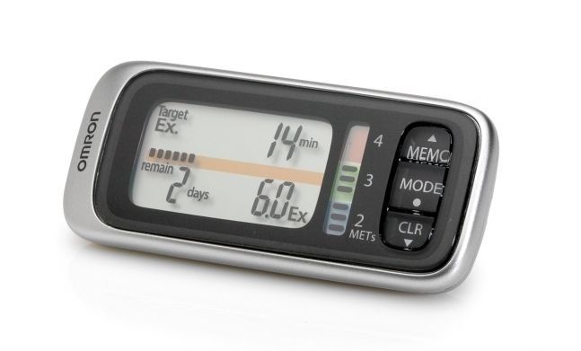 Pedometer with 3-axis sensor / thin / with calorie counter Walking style X HJ-304-E Omron Healthcare Europe