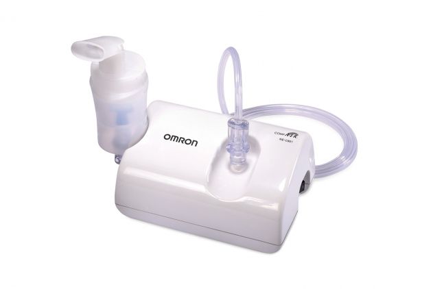Pneumatic nebulizer / with compressor / with mask 0.3 mL/min | CompAIR NE-C801 Omron Healthcare Europe