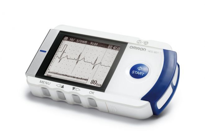 ECG patient monitor / portable HeartScan HCG801 HCG-801-E Omron Healthcare Europe