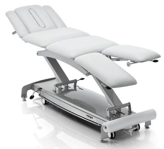 Electrical massage table / height-adjustable / on casters / 4 sections S4 NOVAK M