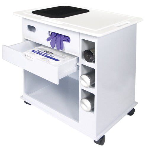 Healthcare facility worktop / on casters / with drawer ProGard NU-96 Nuaire