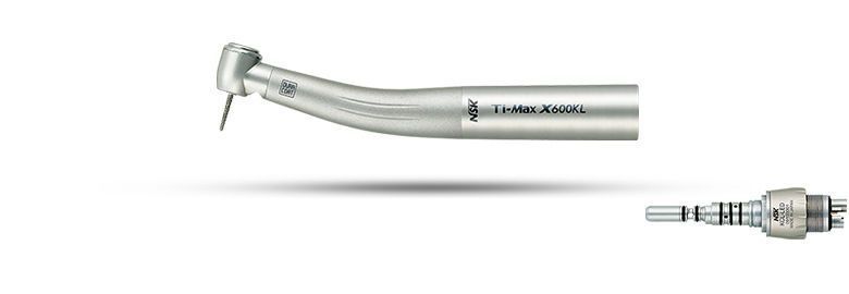 Dental turbine / titanium / with light / quadruple external spray 380 000 - 440 000 rpm | Ti-Max X600KL NSK