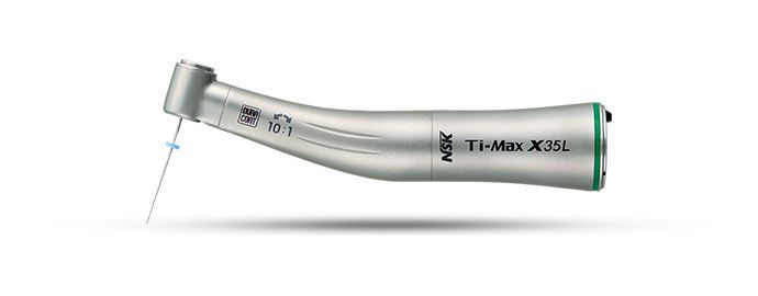 Endodontic contra-angle / reduction / single external spray 10:1, 4 000 rpm | Ti-Max X35L NSK