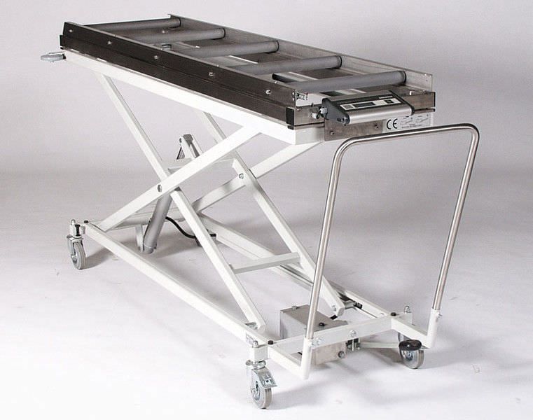 Hydraulic mortuary lifting trolley with weighing scale 200 Kg | HTW 50/140 ? 51/140 KUGEL medical GmbH & Co. KG
