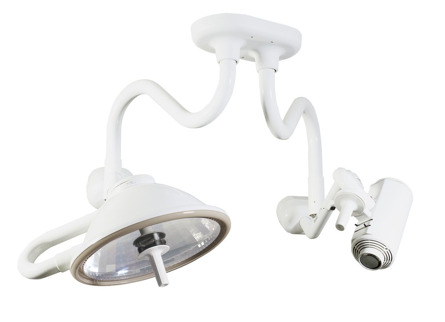 Halogen surgical light / ceiling-mounted / with video camera / 1-arm Midmark 355 MIDMARK