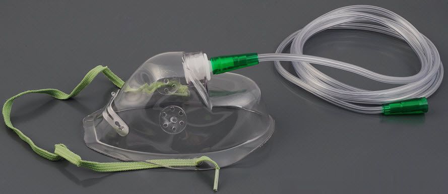 Oxygen mask / facial / PVC 130 103, 130 104 Plasti-Med