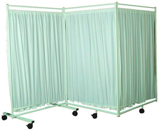 Hospital screen / on casters / 3-panel ZN3L series PROMA REHA