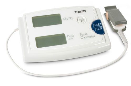 Table-top pulse oximeter / with separate sensor / wireless Philips Healthcare