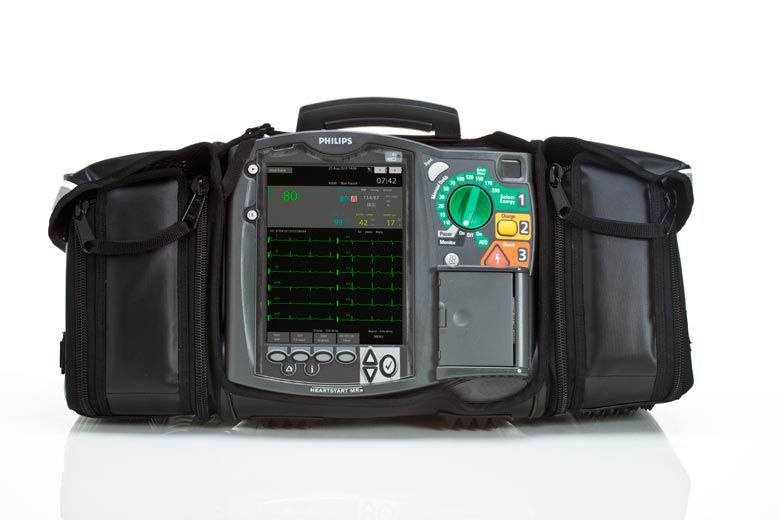 Semi-automatic external defibrillator / compact multi-parameter monitor HeartStart MRx Philips Healthcare