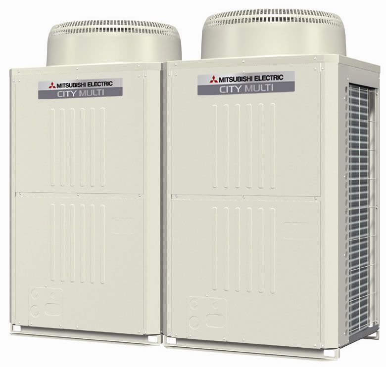 Inverter heat pump max. 39.6 kW | Y-Series Mitsubishi Electric Cooling & Heating