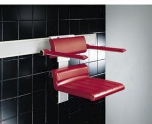 Shower seat / with armrests / with backrest / wall-mounted R7566 Pressalit Care