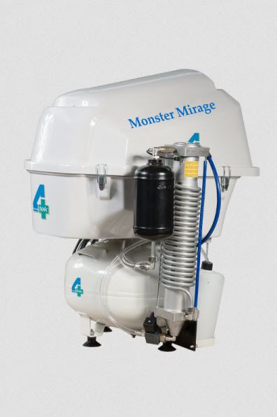 Dental unit compressor / medical / piston / 2-workstation MOMIR70 4TEK SRL