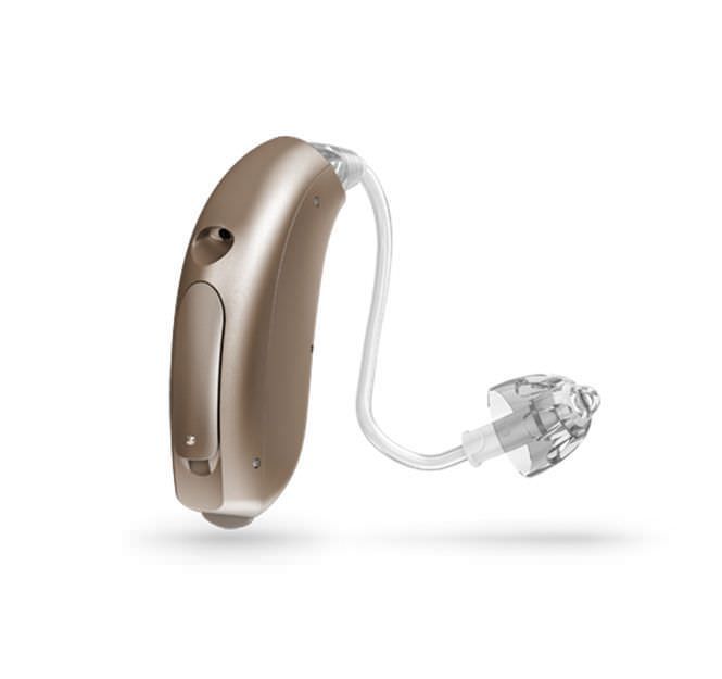 Mini behind the ear, hearing aid with ear tube Nera miniBTE Oticon