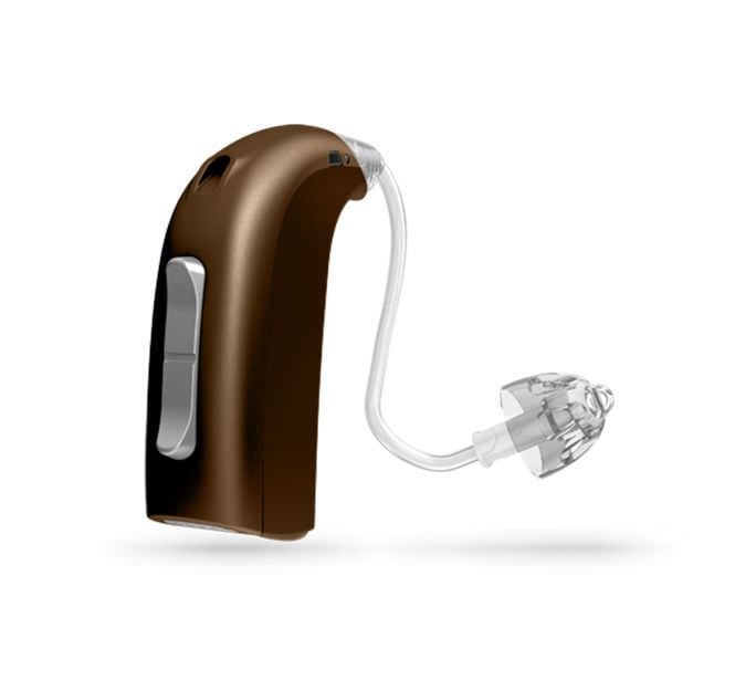 Behind the ear, hearing aid with ear tube Ria BTE Oticon