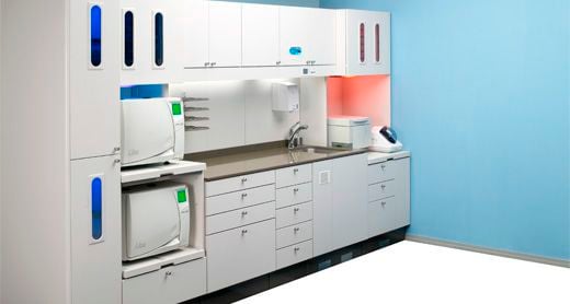 Sterilization cabinet / dentist office ICC Sterilization System A-dec