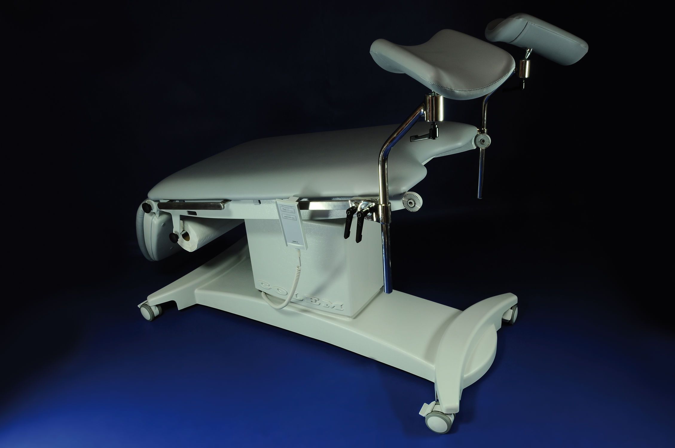 Proctologic examination chair / electro-pneumatic / height-adjustable / 3-section GOLEM PROKTOLOG RQL - GOLEM tables
