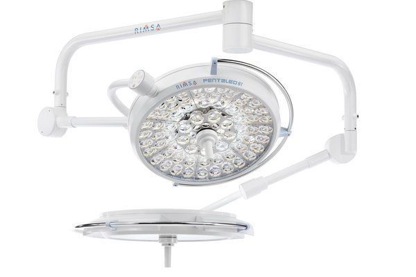 LED surgical light / ceiling-mounted / 2-arm 160 000 lux | Pentaled 81 Rimsa P. Longoni