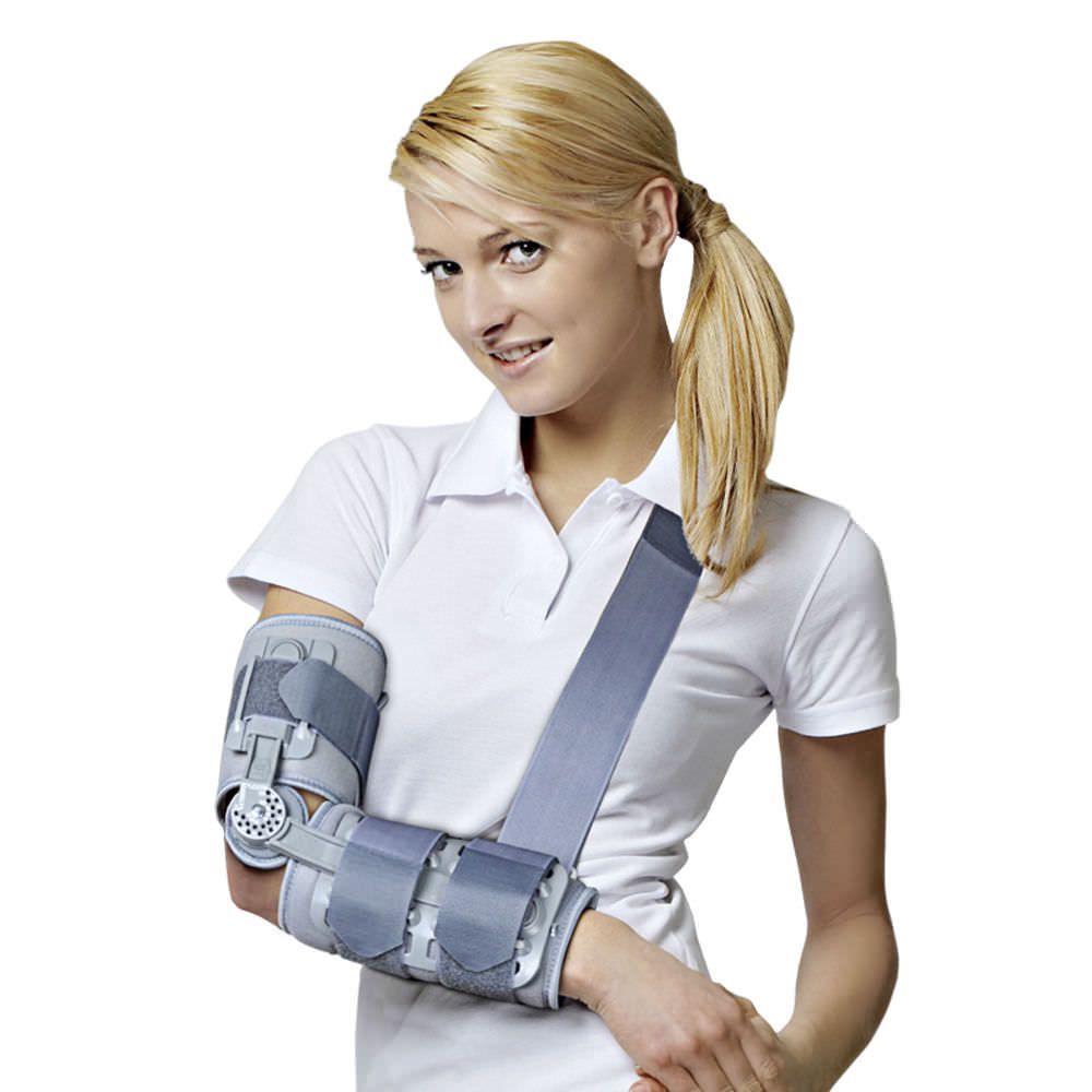 Elbow orthosis (orthopedic immobilization) / articulated AM-KG-AR/1R Reh4Mat