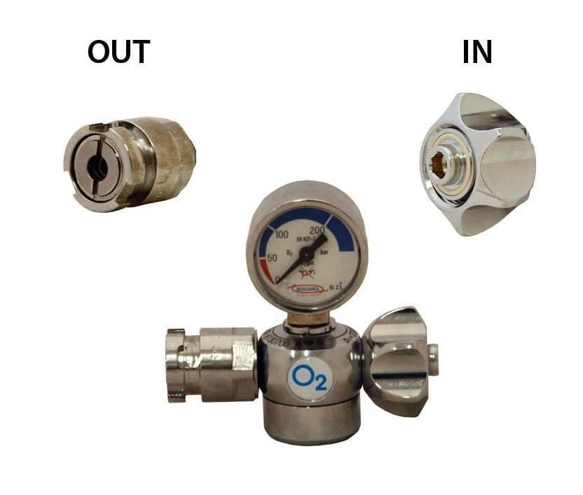 Oxygen pressure regulator / fixed-flow OXI0517 Oscar Boscarol