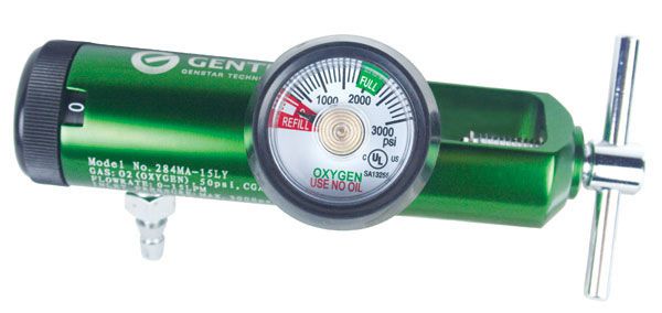 Oxygen pressure regulator / adjustable-flow 284MA, 285MA Genstar Technologies Company