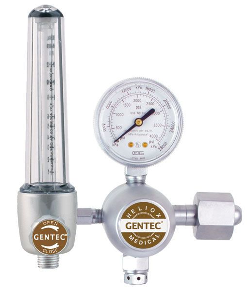 Oxygen flowmeter / with pressure regulator 15 L/mn | 197HX-12L Genstar Technologies Company