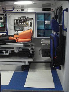 Emergency medical ambulance / light van Mercedes Benz Vito C. Miesen