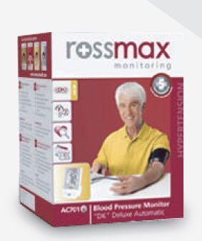 Automatic blood pressure monitor / electronic / arm AC701k Rossmax International .