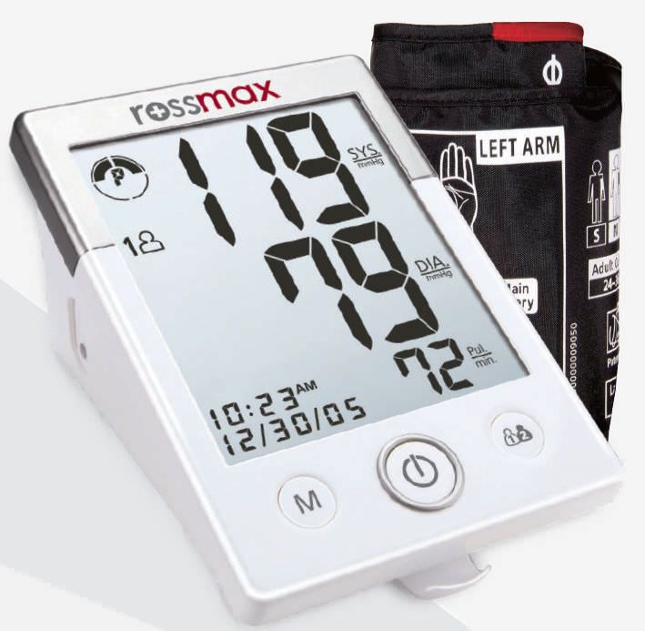 Automatic blood pressure monitor / electronic / arm MW701f Rossmax International .