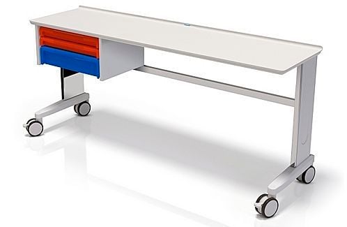 Healthcare facility worktop / on casters / with drawer 328920 Malvestio