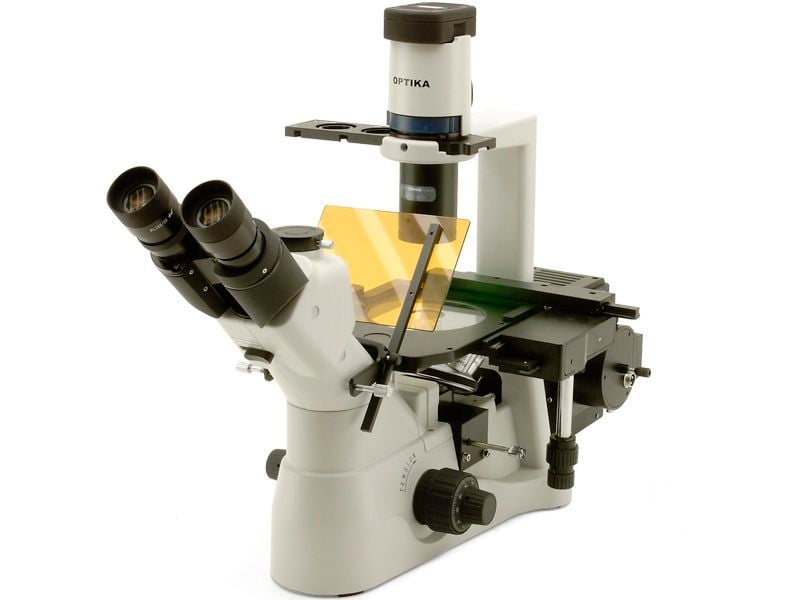 Laboratory microscope / HBO fluorescence / trinocular / inverted 100x - 400x | XDS-3FL Optika Italy