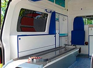 Emergency medical ambulance / van Volkswagen T5 C. Miesen