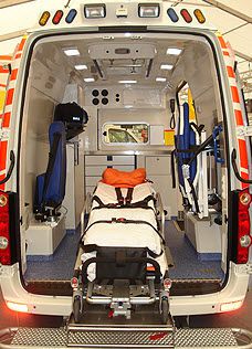 Emergency medical ambulance / van Volkswagen Crafter C. Miesen