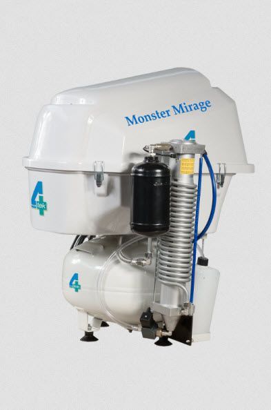 Dental unit compressor / medical / piston / 2-workstation MOMIR70E 4TEK SRL