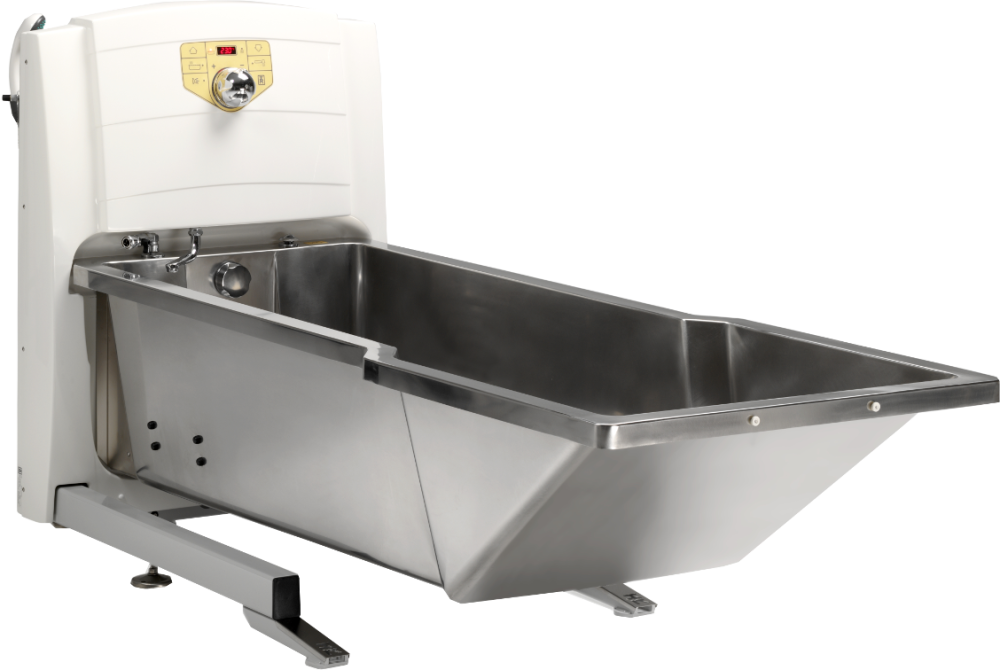 Electrical medical bathtub / height-adjustable / for burn victims TR 900SS TR Equipment AB