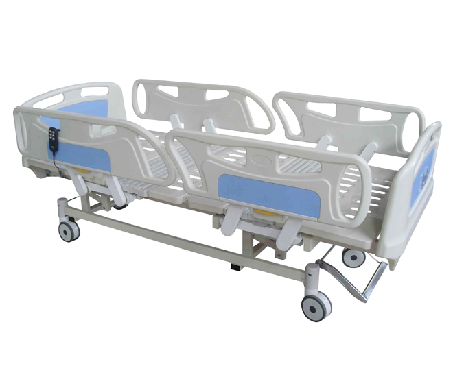 Electric hospital bed with three functions